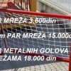 Mreze za male golove po vasim dimenzijama